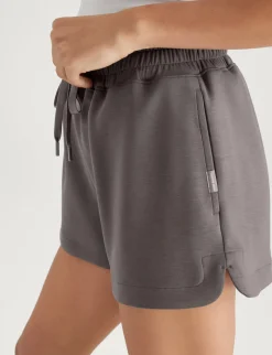 Women's Luxe Traveler Knit Quarter Zip & Mid-Rise Short Set