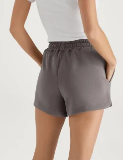 Women's Luxe Traveler Knit Quarter Zip & Mid-Rise Short Set