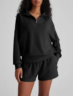 Women's Luxe Traveler Knit Quarter Zip & Short Set