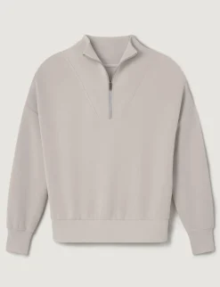 Women's Luxe Traveler Knit Quarter Zip & Short Set