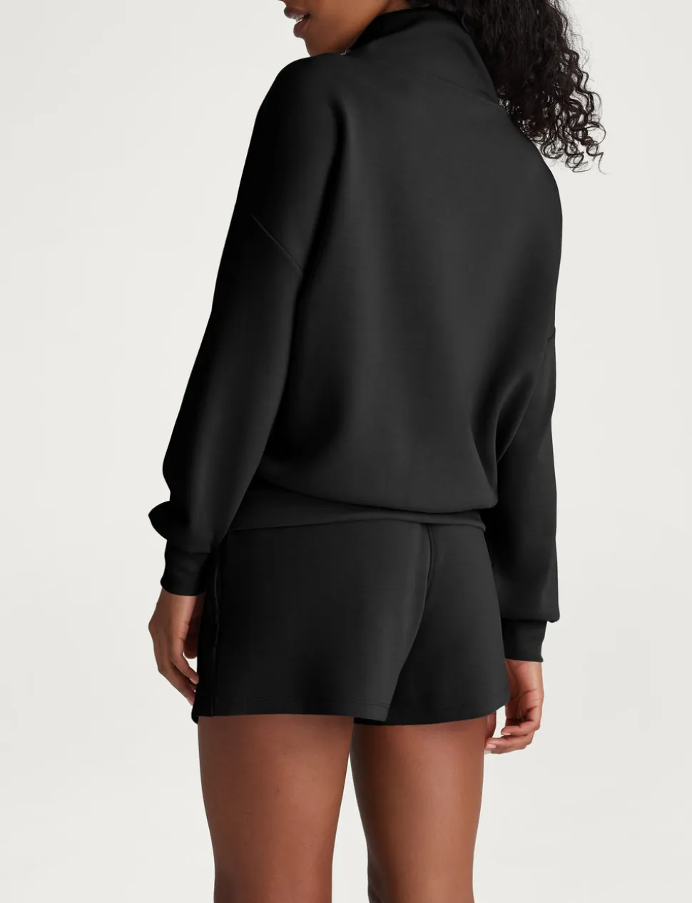 Women's Luxe Traveler Knit Quarter Zip & Short Set