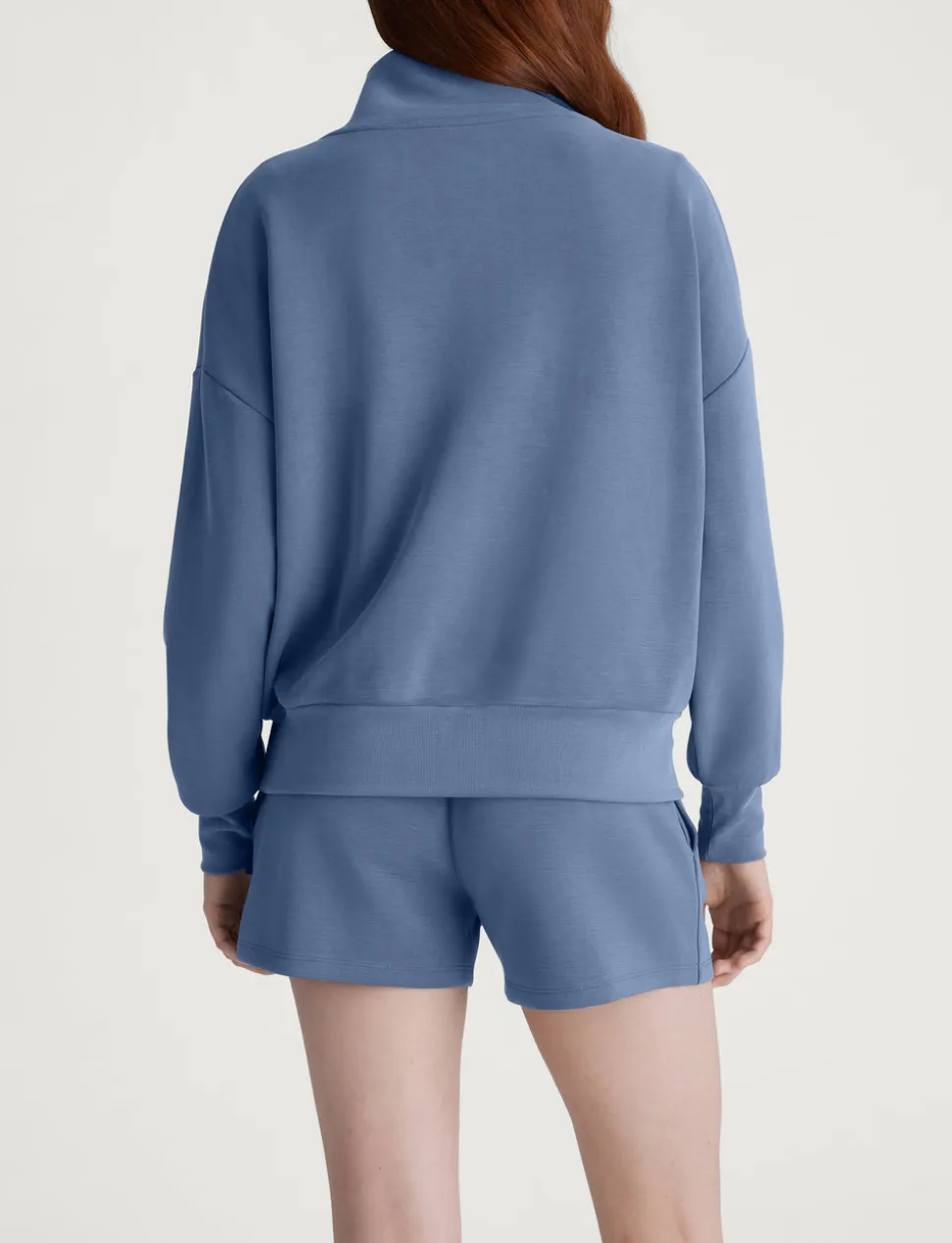 Women's Luxe Traveler Knit Quarter Zip & Short Set