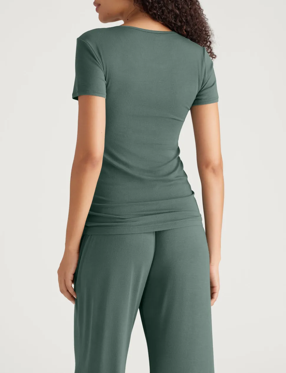 Women's Micro Rib Cap Sleeve Tee