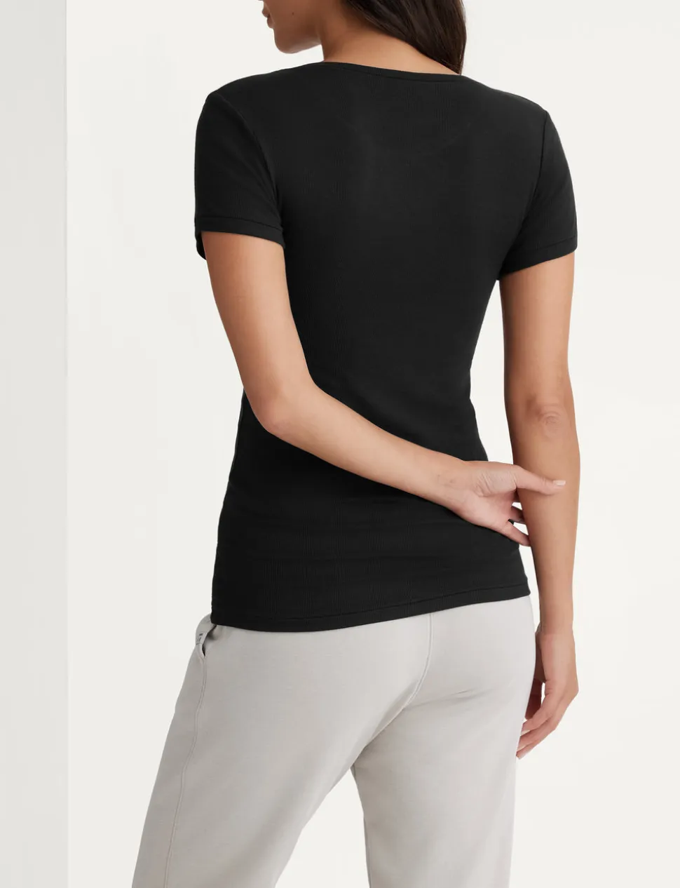 Women's Micro Rib Cap Sleeve Tee (2-Pack)