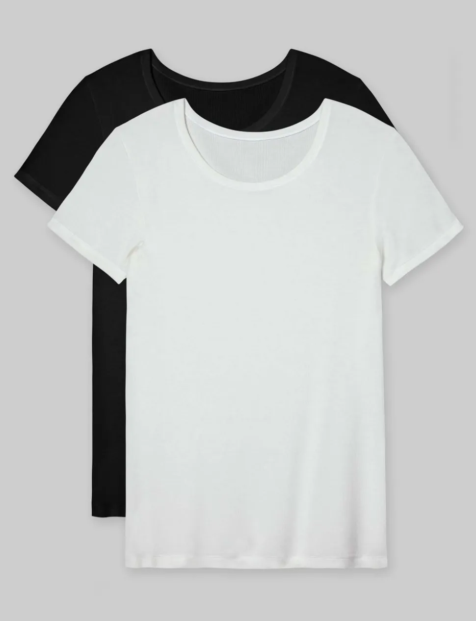 Women's Micro Rib Cap Sleeve Tee (2-Pack)