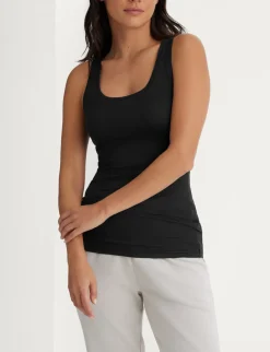 Women's Micro Rib Fitted Tank (2-Pack)