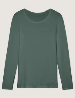 Women's Micro Rib Long Sleeve Tee & Pant Set