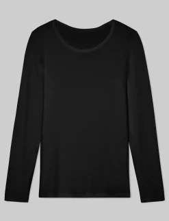 Women's Micro Rib Long Sleeve Tee & Pant Set