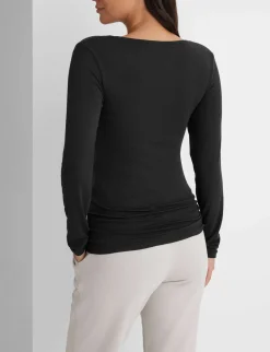 Women's Micro Rib Long Sleeve Tee