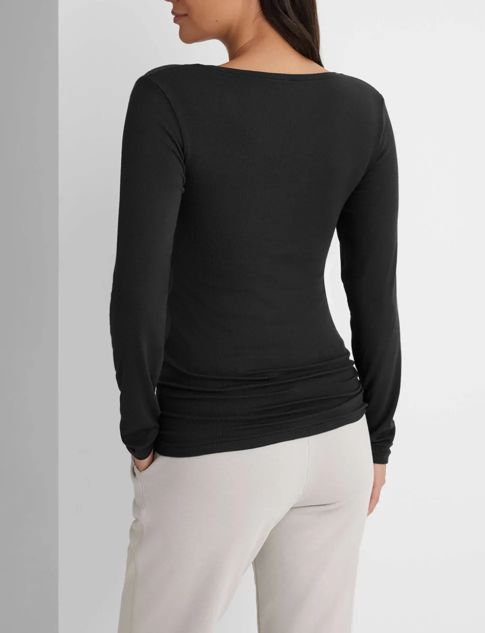 Women's Micro Rib Long Sleeve Tee