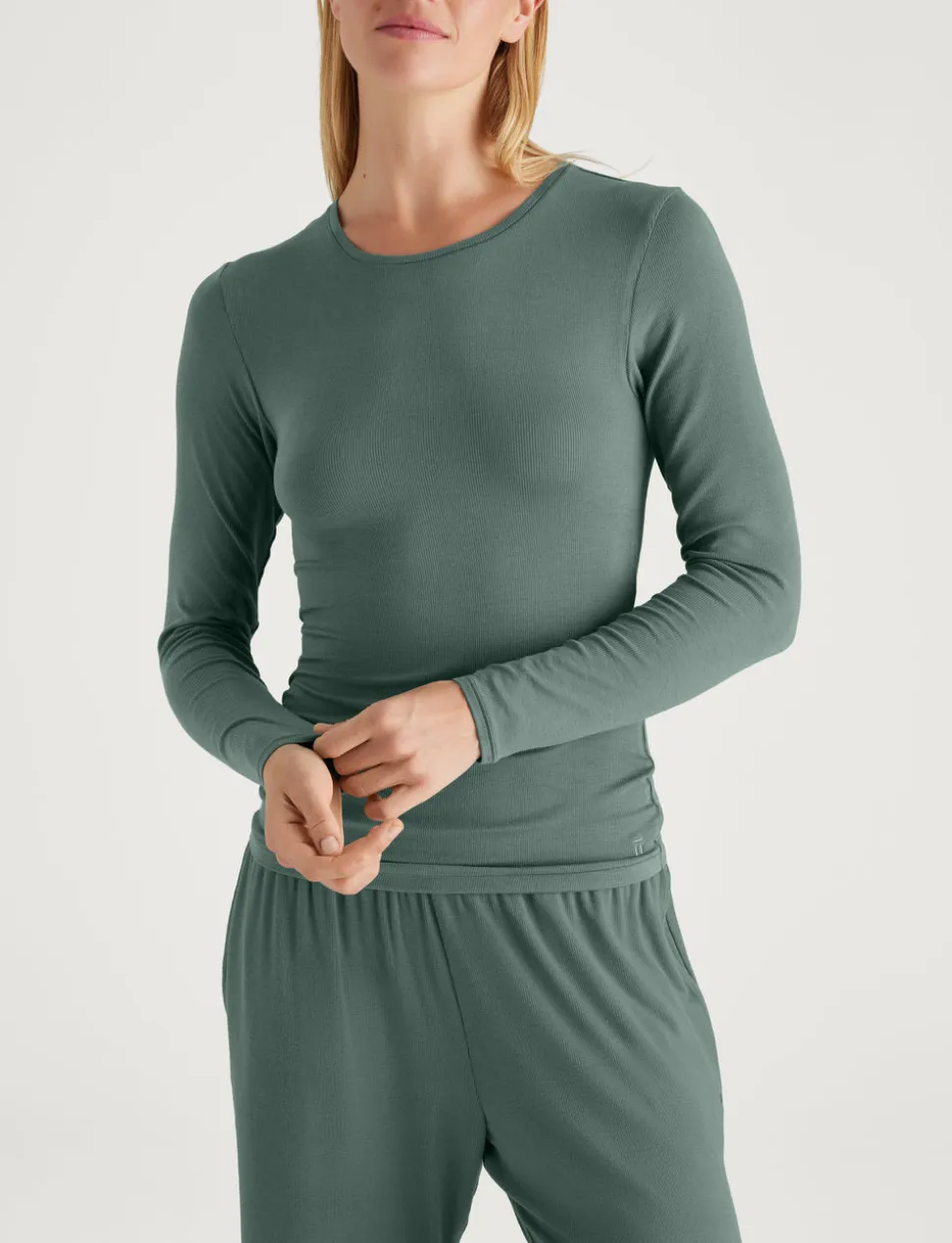 Women's Micro Rib Long Sleeve Tee