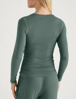 Women's Micro Rib Long Sleeve Tee