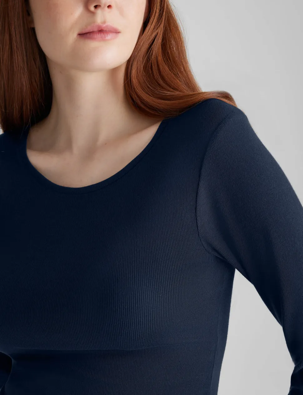 Women's Micro Rib Long Sleeve Tee (2-Pack)
