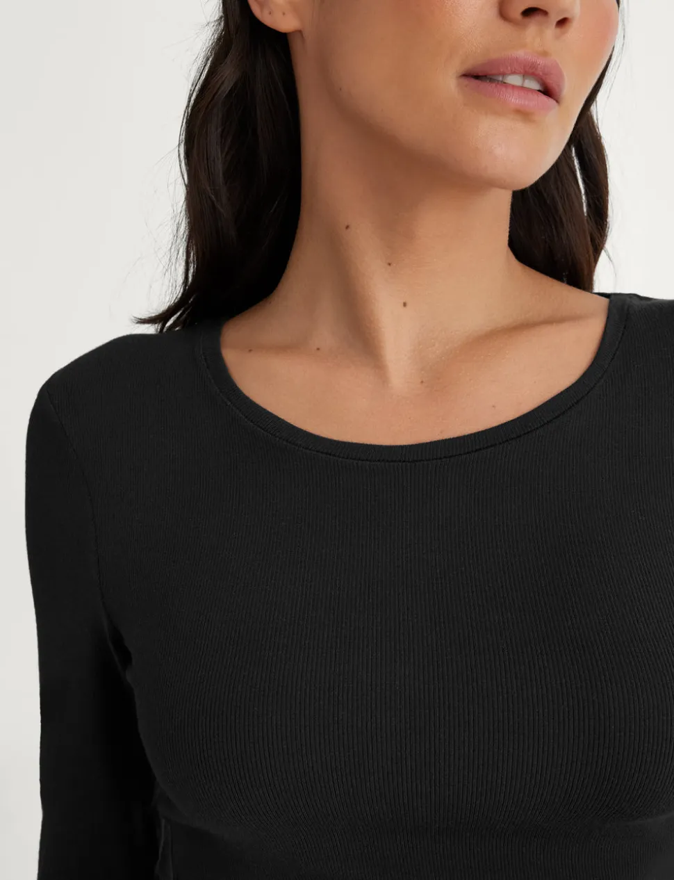 Women's Micro Rib Long Sleeve Tee (2-Pack)