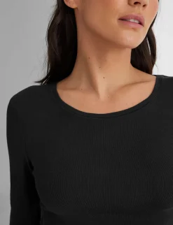Women's Micro Rib Long Sleeve Tee (2-Pack)