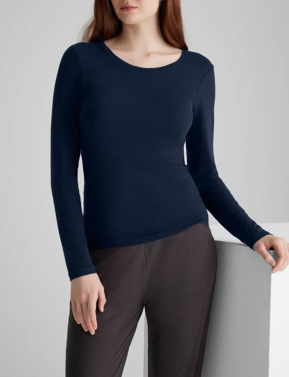 Women's Micro Rib Long Sleeve Tee (2-Pack)