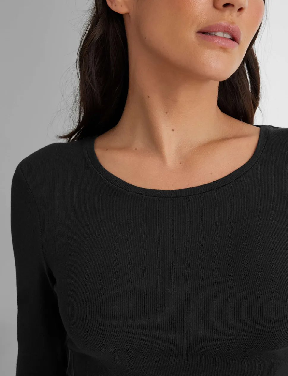 Women's Micro Rib Long Sleeve Tee (2-Pack)