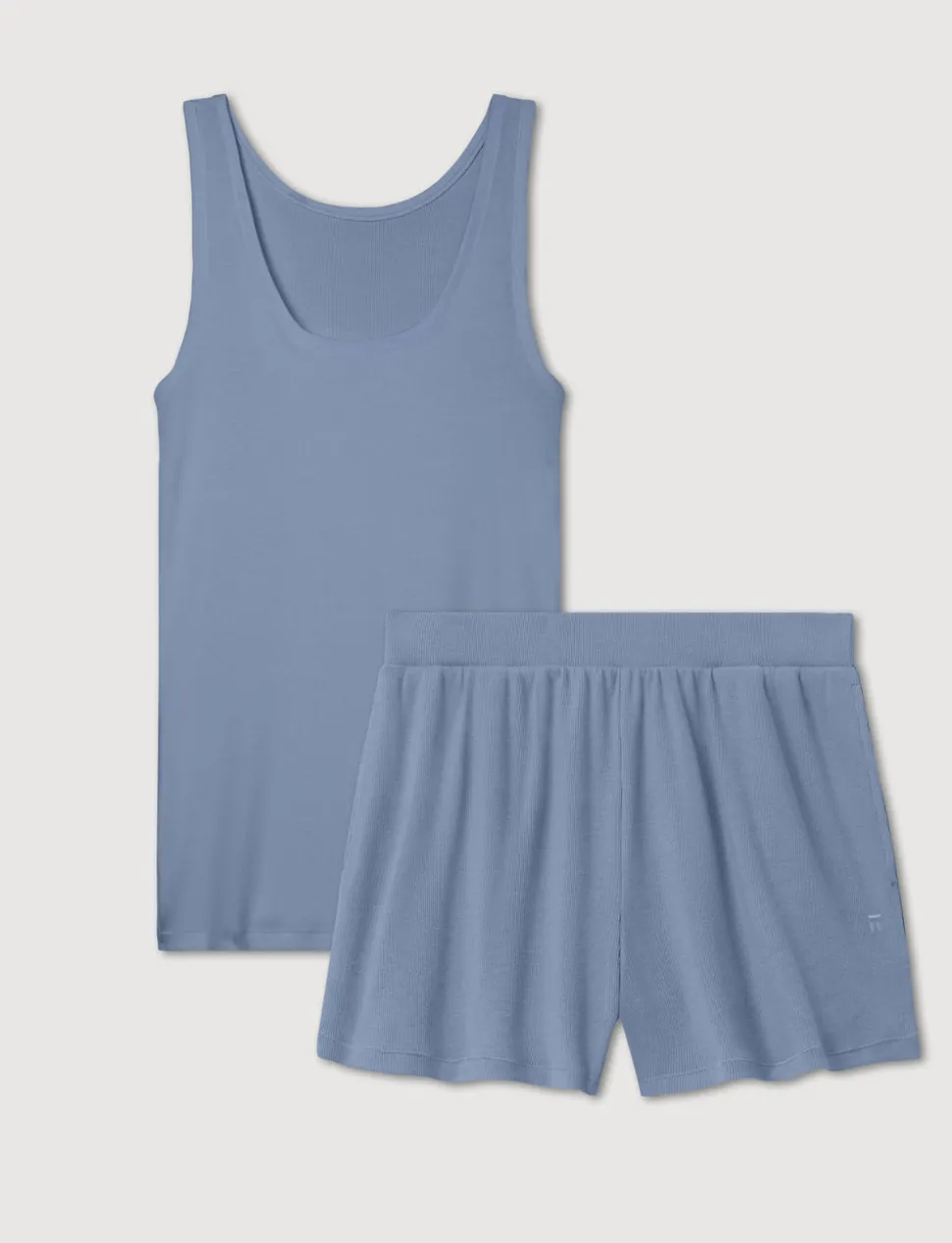 Women's Micro Rib Tank & Short Set