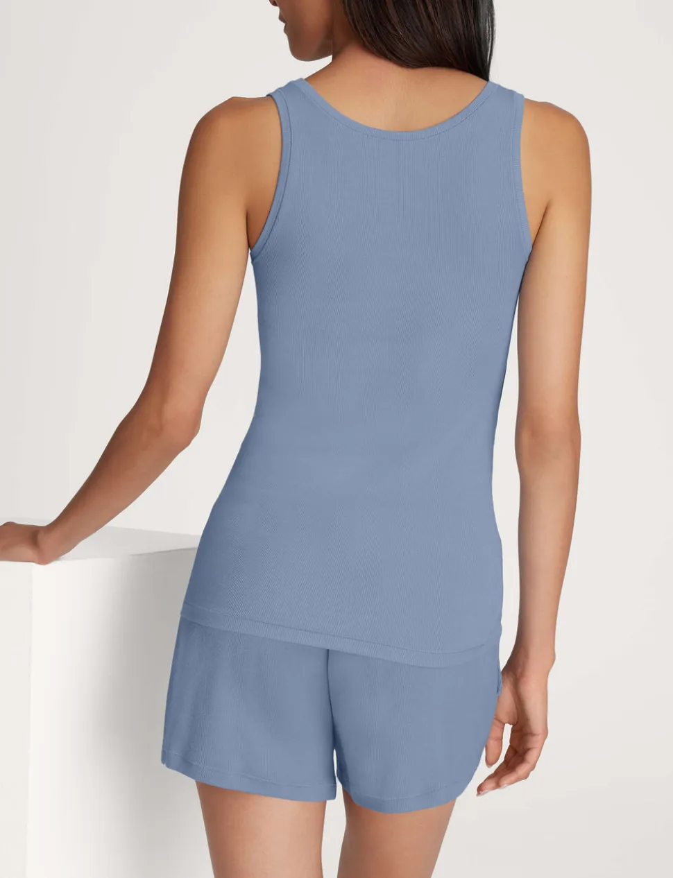 Women's Micro Rib Tank & Short Set