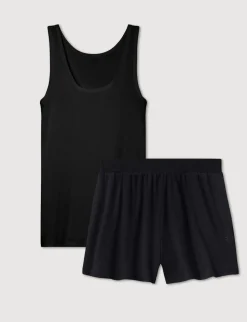 Women's Micro Rib Tank & Short Set