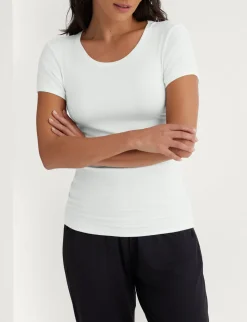 Women's Micro Rib Tee & Pant Set