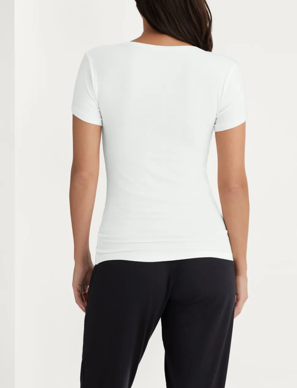Women's Micro Rib Tee & Pant Set