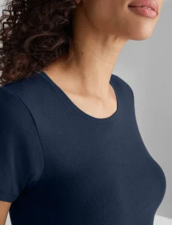 Women's Micro Rib Tee & Short Set