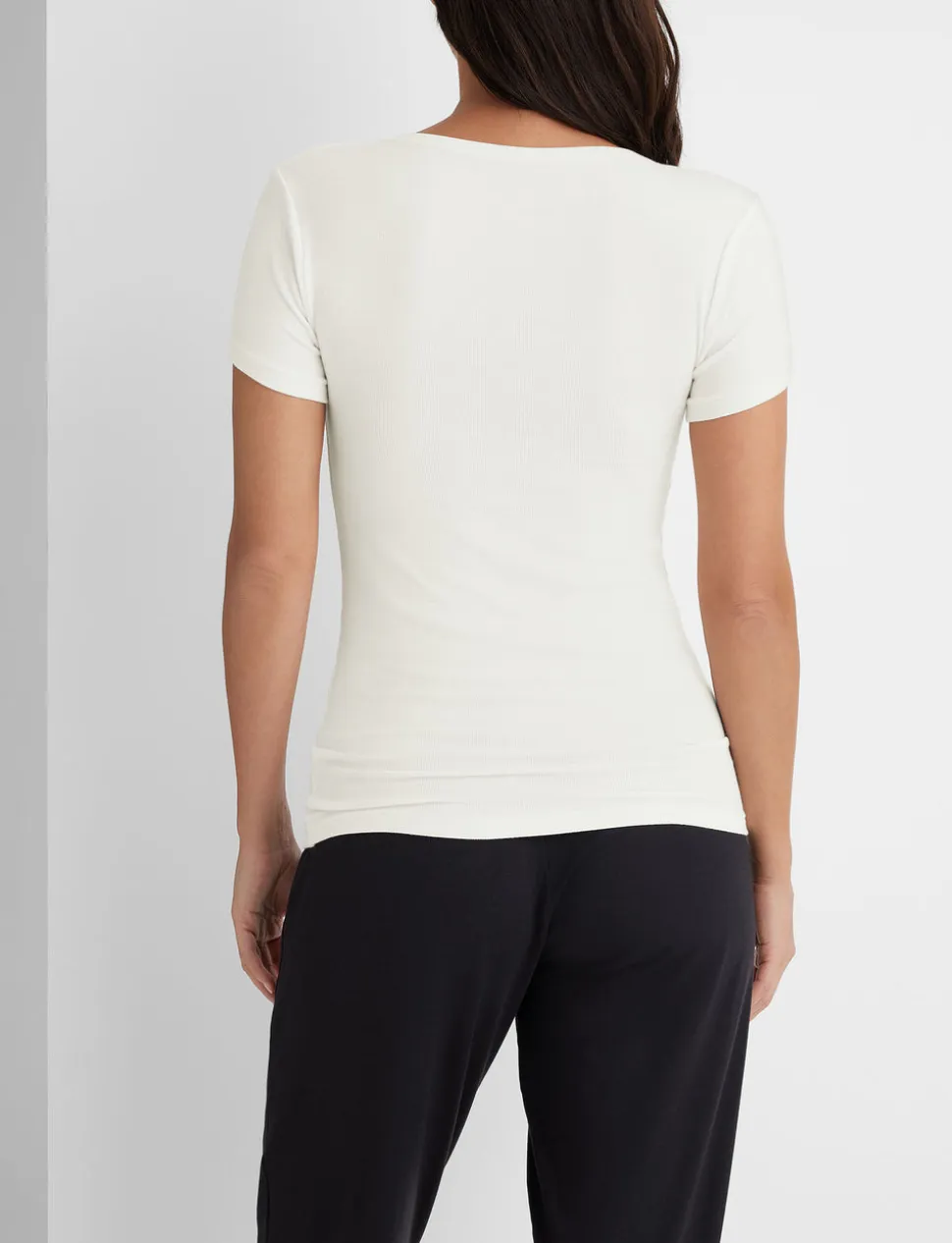 Women's Micro Rib Tee & Short Set