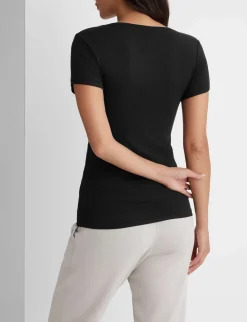 Women's Micro Rib Tee & Short Set