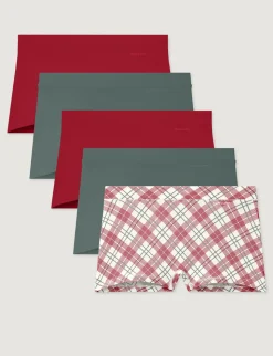 Women's Second Skin Boyshort (5-Pack)