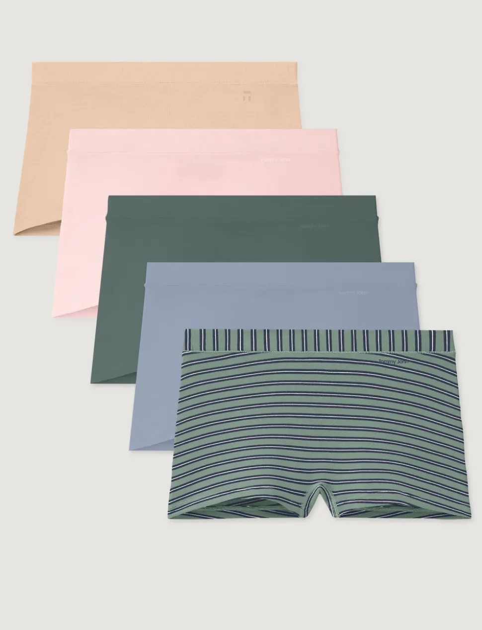 Women's Second Skin Boyshort (5-Pack)