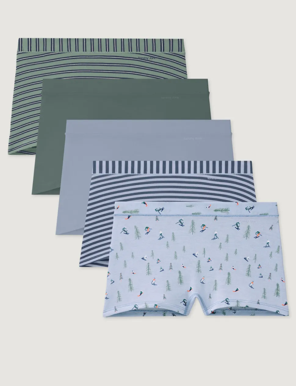 Women's Second Skin Boyshort (5-Pack)