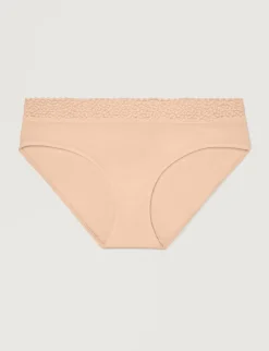Women's Second Skin Brief, Lace Waist (5-Pack)