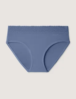 Women's Second Skin Brief, Lace Waist (5-Pack)