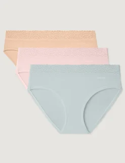 Women's Second Skin Brief, Lace Waist