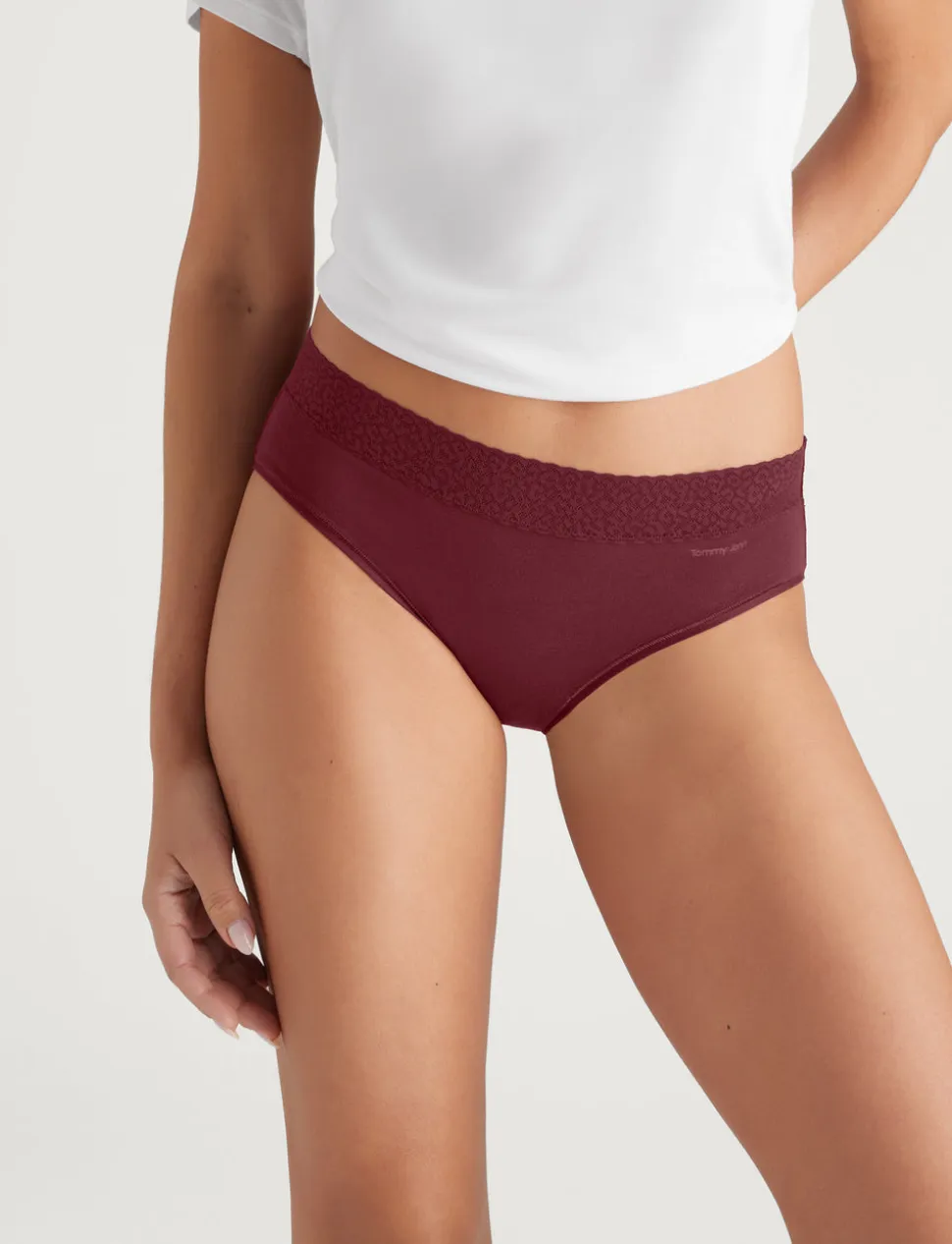 Women's Second Skin Brief, Lace Waist
