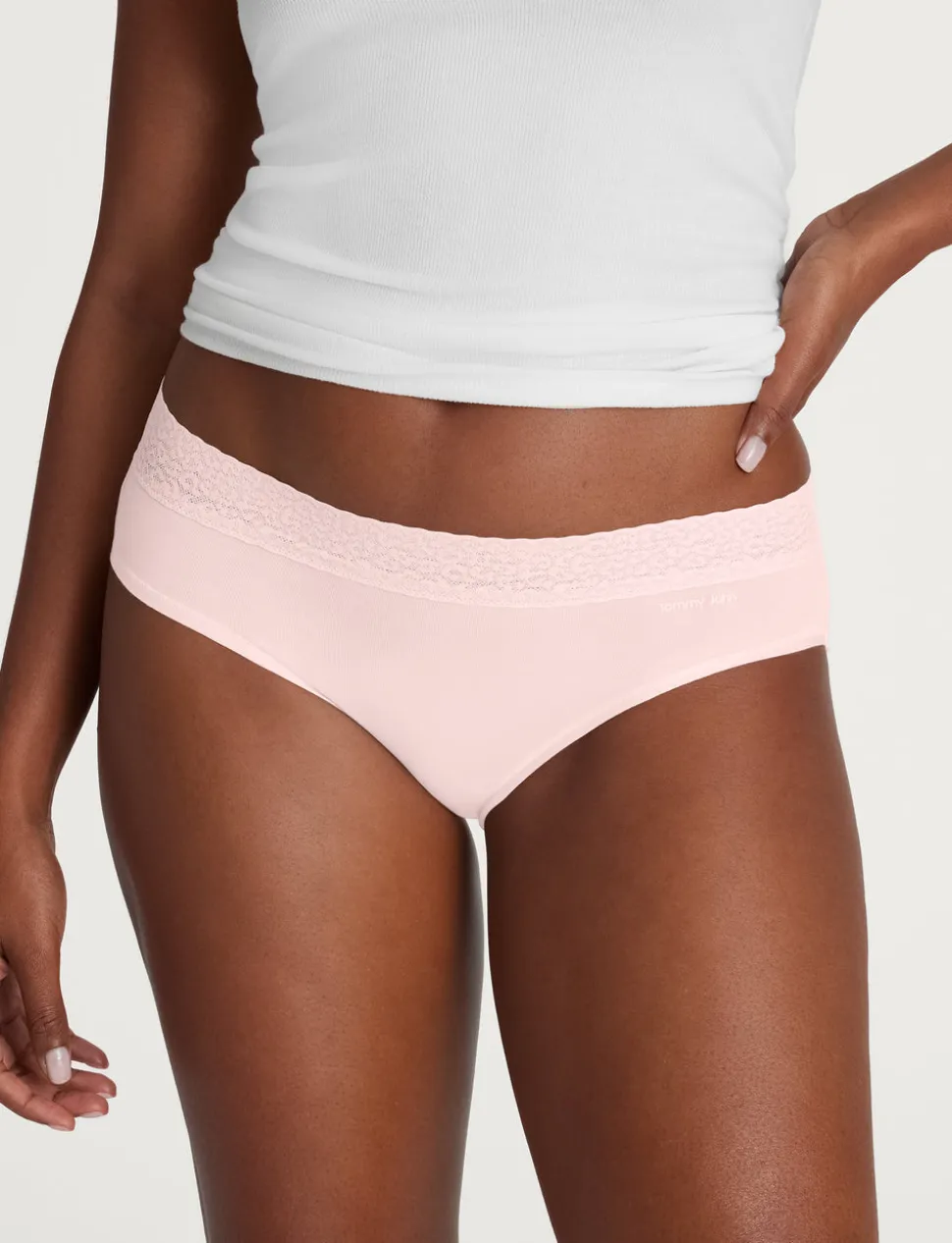 Women's Second Skin Brief, Lace Waist