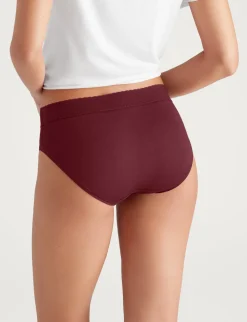 Women's Second Skin Brief, Lace Waist