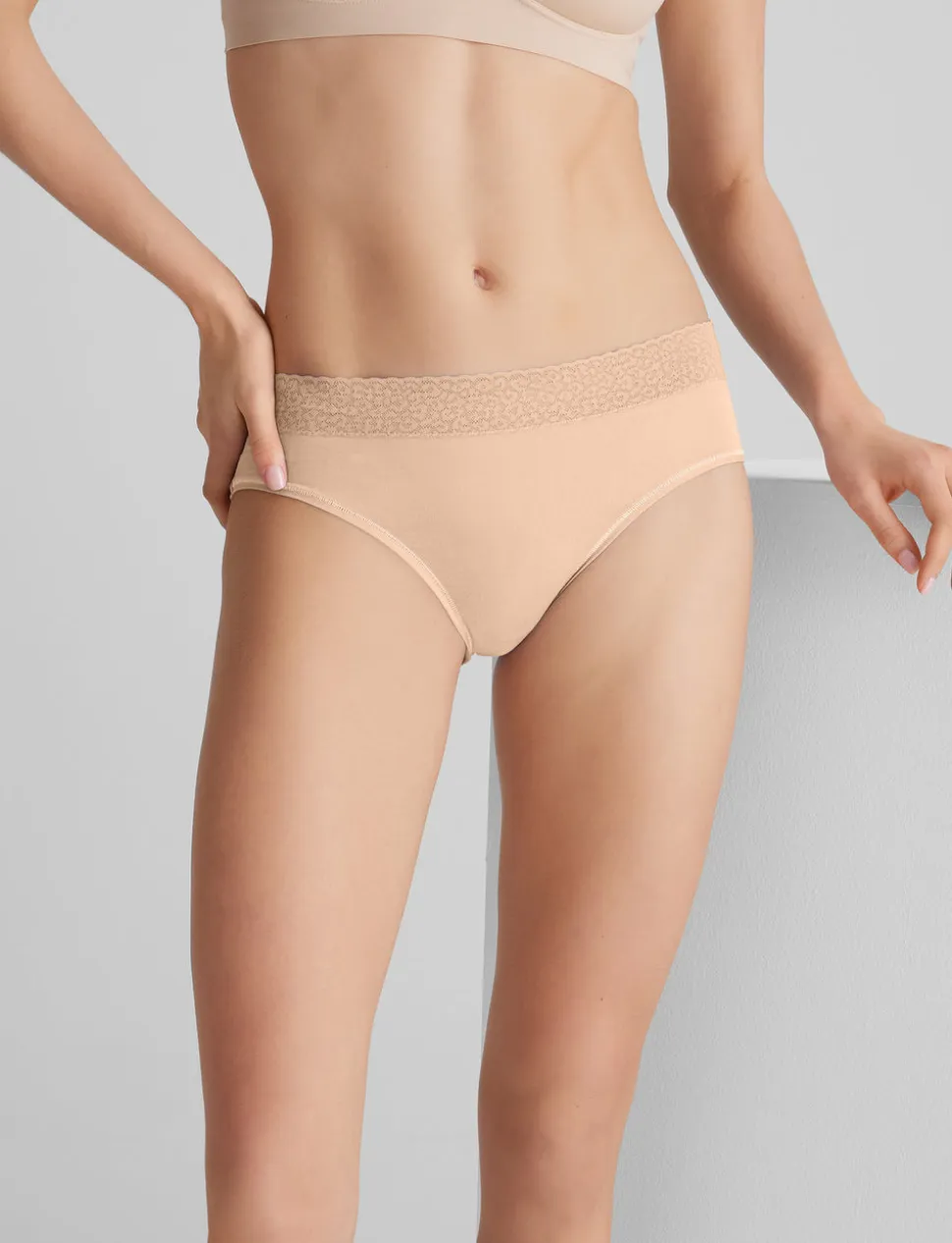 Women's Second Skin Brief, Lace Mix (5-Pack)