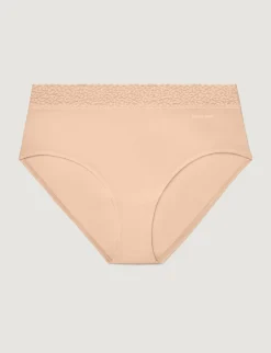 Women's Second Skin High Rise Brief, Lace Mix (3-Pack)