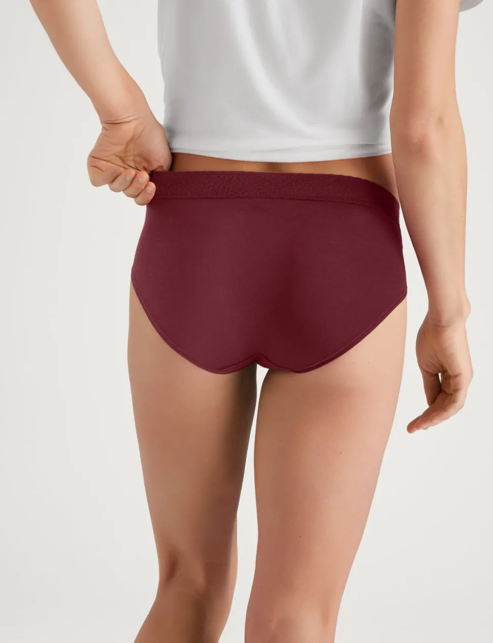 Women's Second Skin High Rise Brief, Lace Mix (3-Pack)