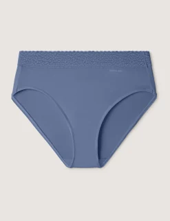 Women's Second Skin High Rise Brief, Lace Waist