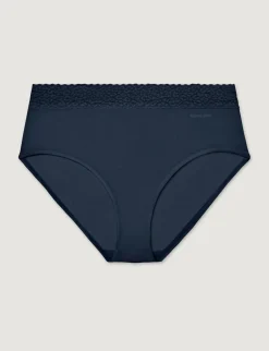 Women's Second Skin High Rise Brief, Lace Mix (5-Pack)