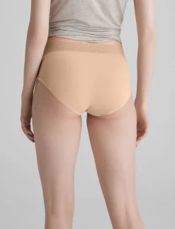 Women's Second Skin High Rise Brief, Lace Mix (5-Pack)