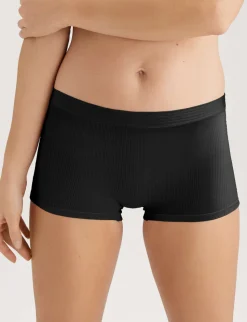 Women's Second Skin Luxe Rib Boyshort (5-Pack)