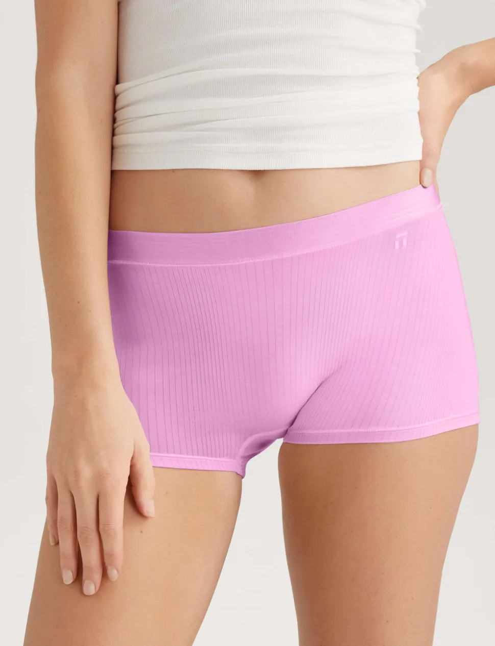 Women's Second Skin Luxe Rib Boyshort (5-Pack)