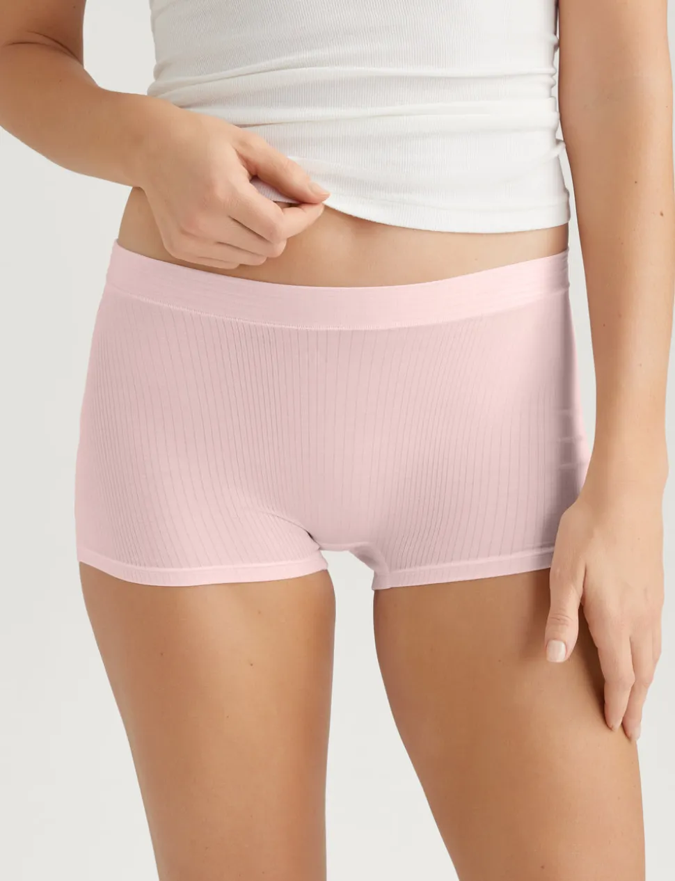 Women's Second Skin Luxe Rib Boyshort (5-Pack)