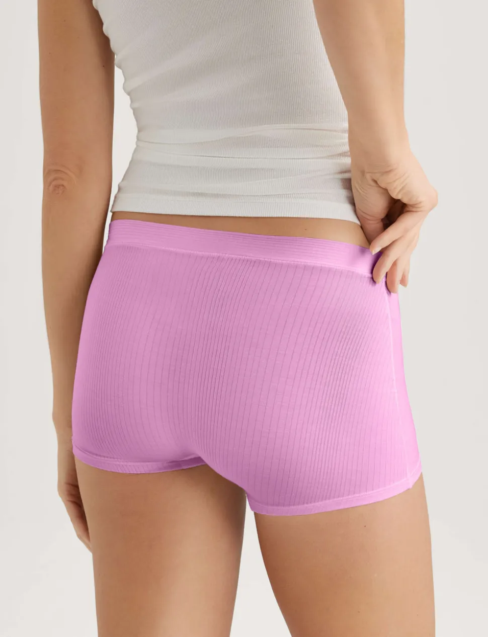 Women's Second Skin Luxe Rib Boyshort (3-Pack)