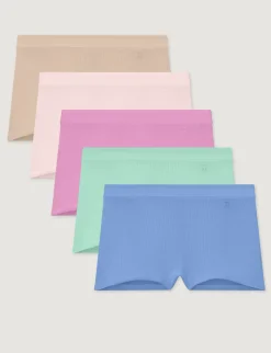 Women's Second Skin Luxe Rib Boyshort (3-Pack)