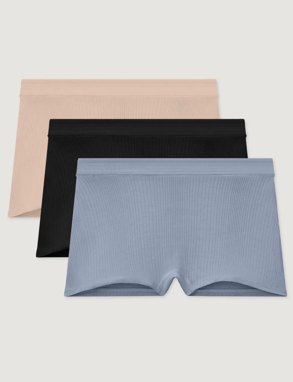 Women's Second Skin Luxe Rib Boyshort